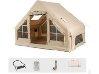 Nafukovací kempingové stany s pumpou